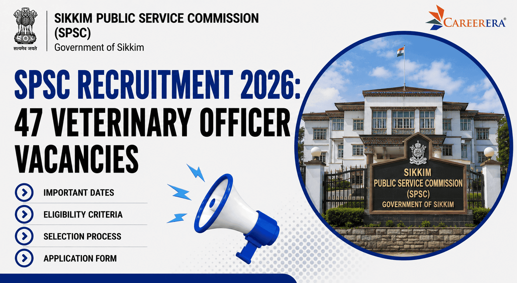 SPSC Recruitment 2026: 47 Veterinary Officer Vacancies