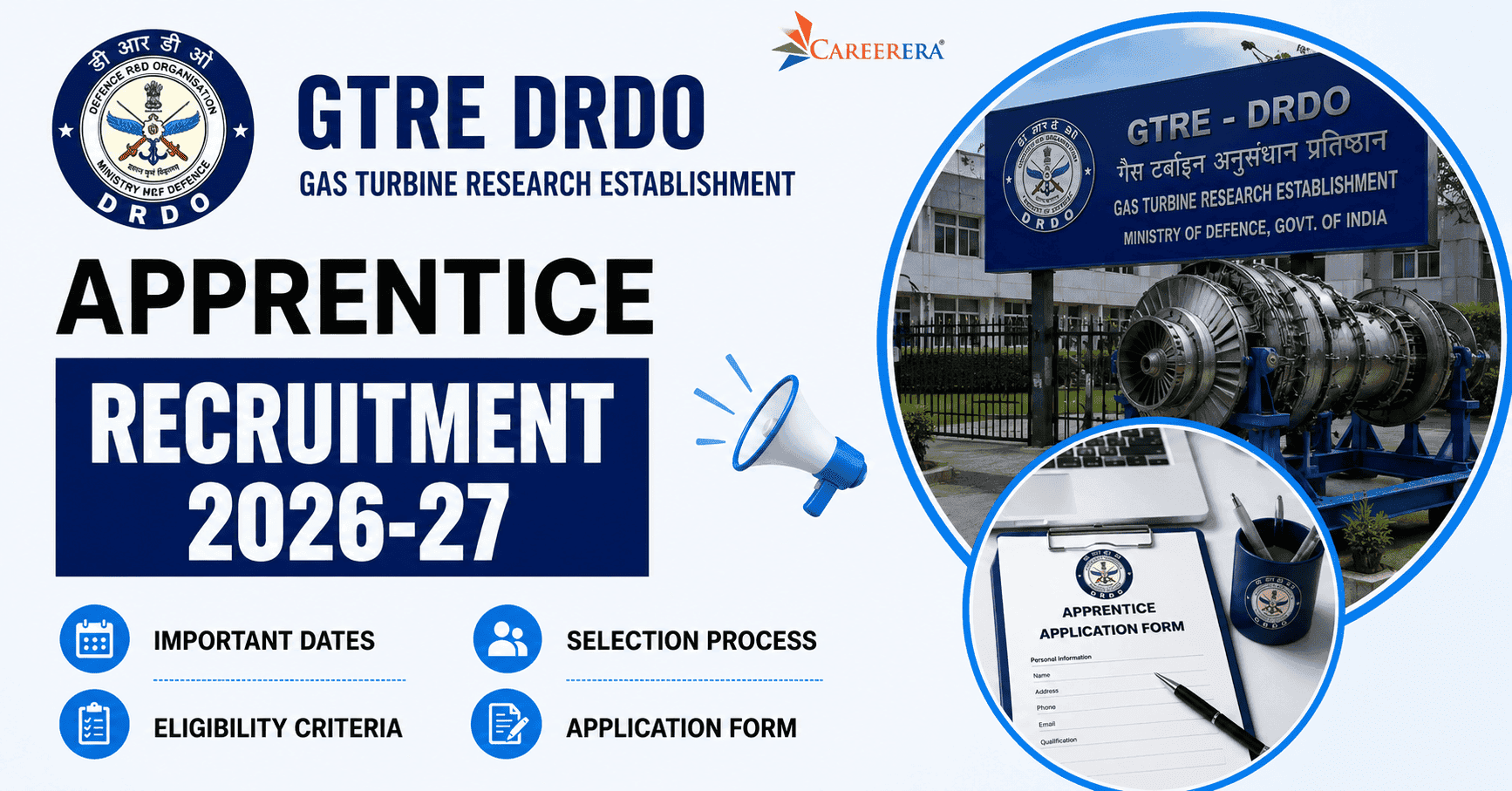 GTRE DRDO Recruitment 2026: 150 Apprentice Vacancies