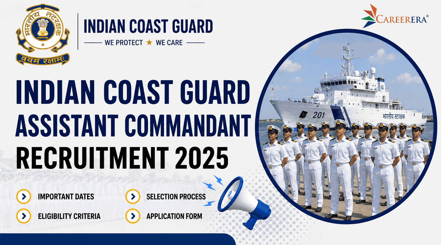 Indian Coast Guard Assistant Commandant Recruitment 2025-26 Notification