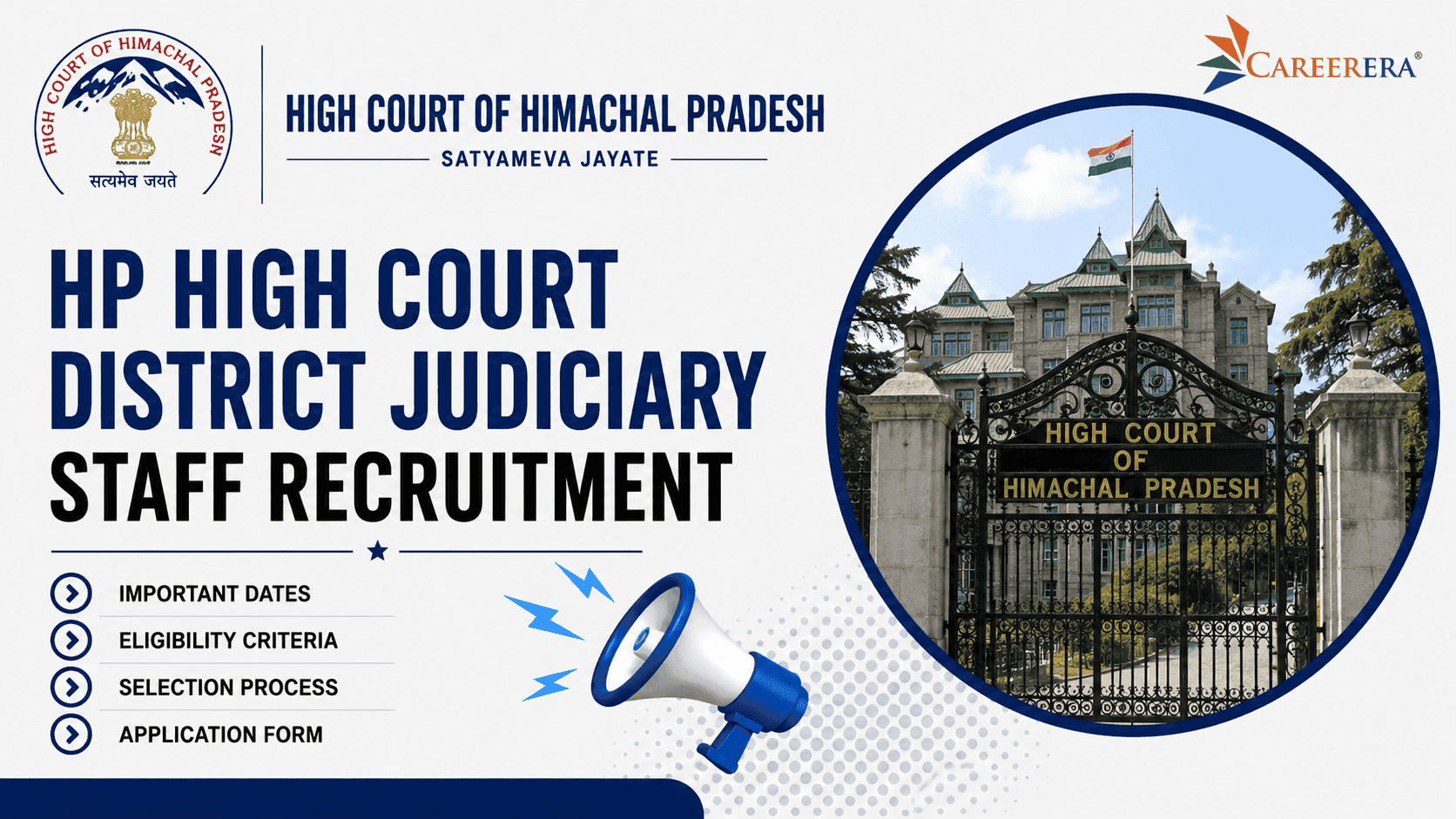 HP High Court District Judiciary Staff Recruitment 2024-25: 185 Vacancies
