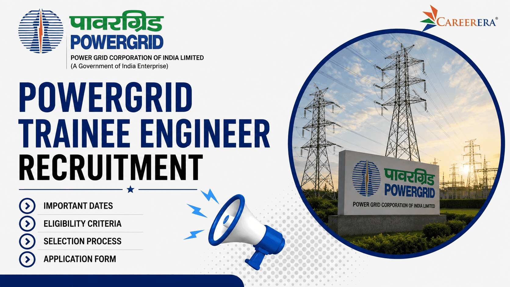 POWERGRID Trainee Engineer Recruitment 2024-25 Notification