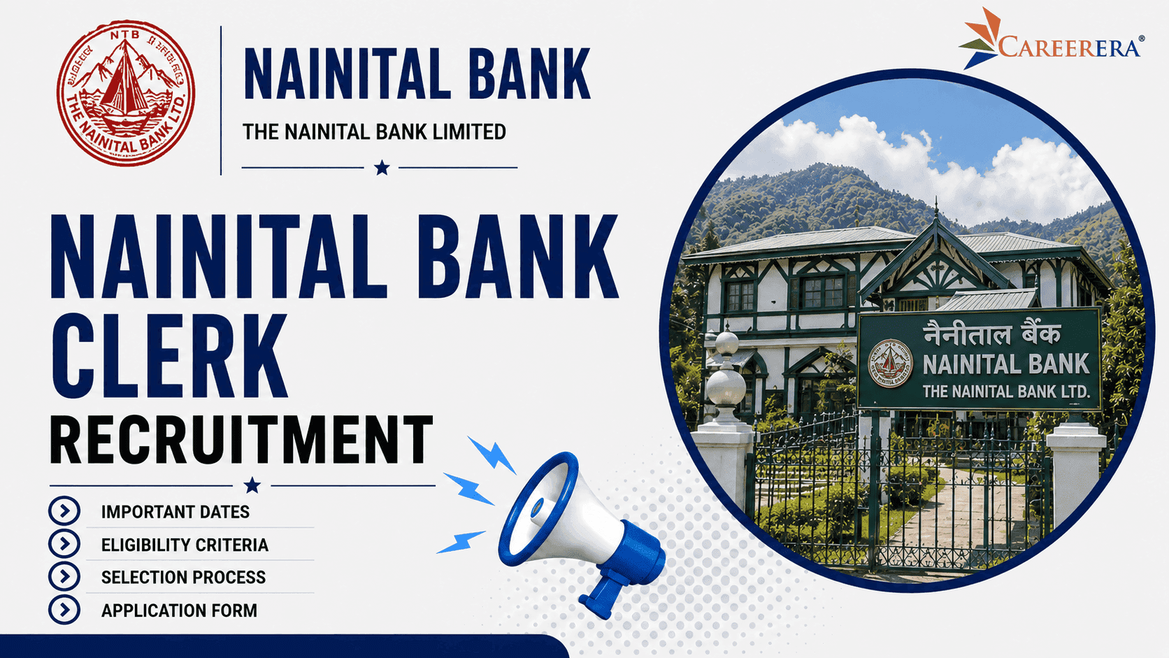 Nainital Bank Clerk Recruitment 2024-25 Application Form