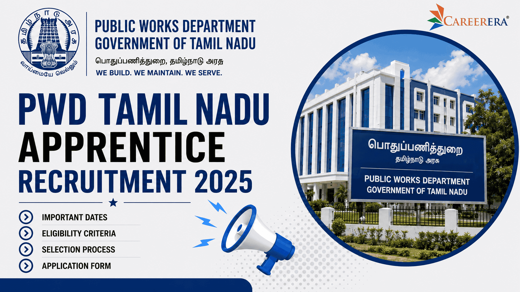 PWD Tamil Nadu Apprentice Recruitment 2024-25: 660 Apprentice Vacancies