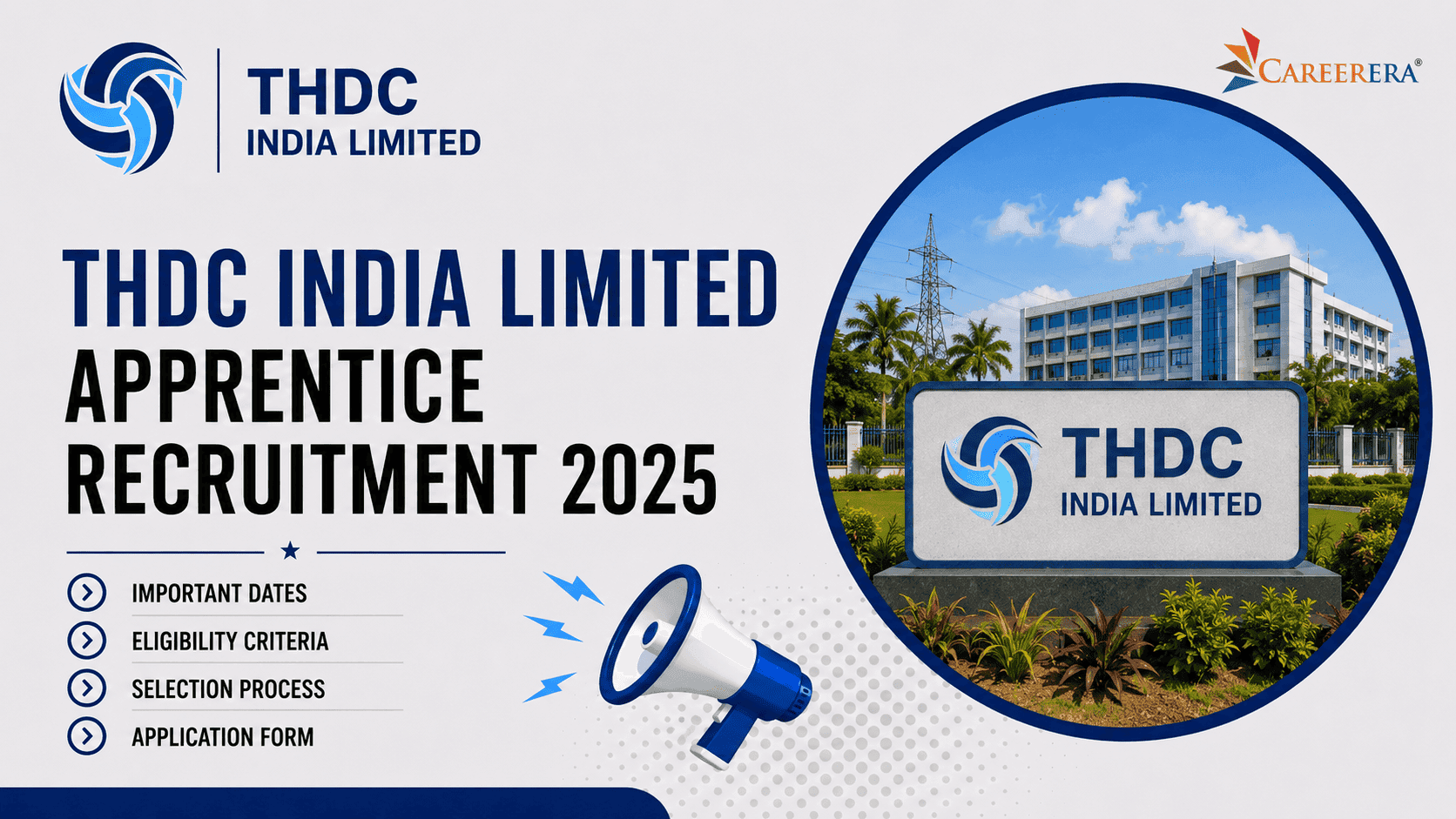 THDC India Limited Apprentice Recruitment 2024-25 Application Form